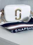 Torebka listonoszka Marc Jacobs The Snapshot biała