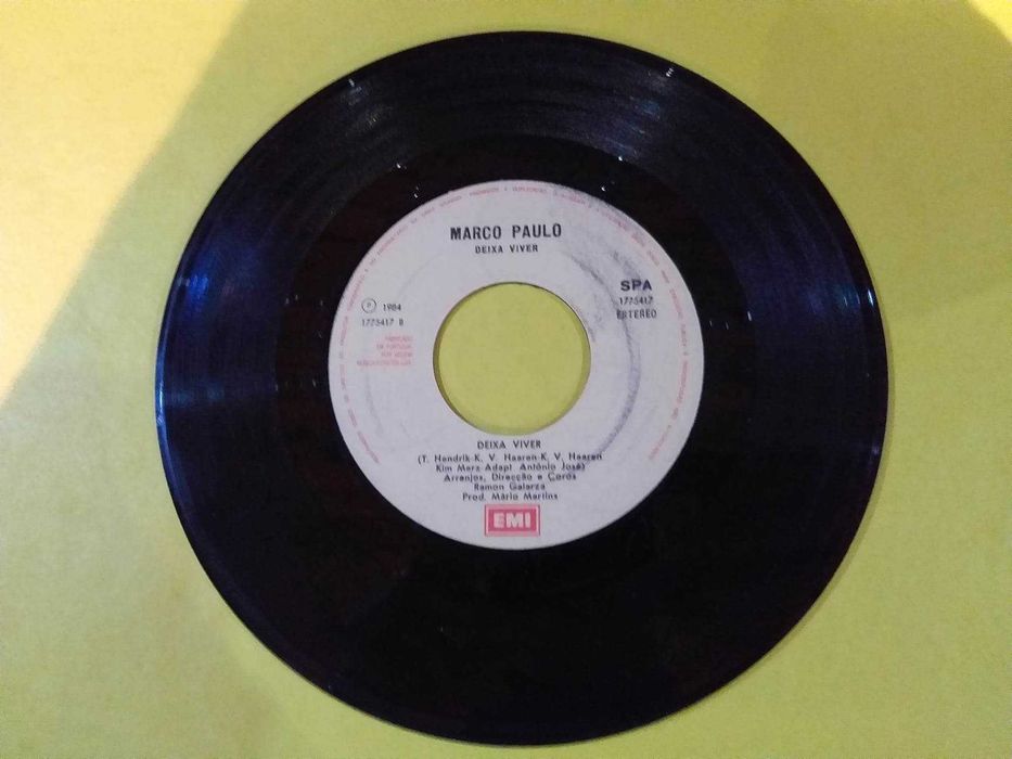 Single Vinil Marco Paulo- Nasci para cantar