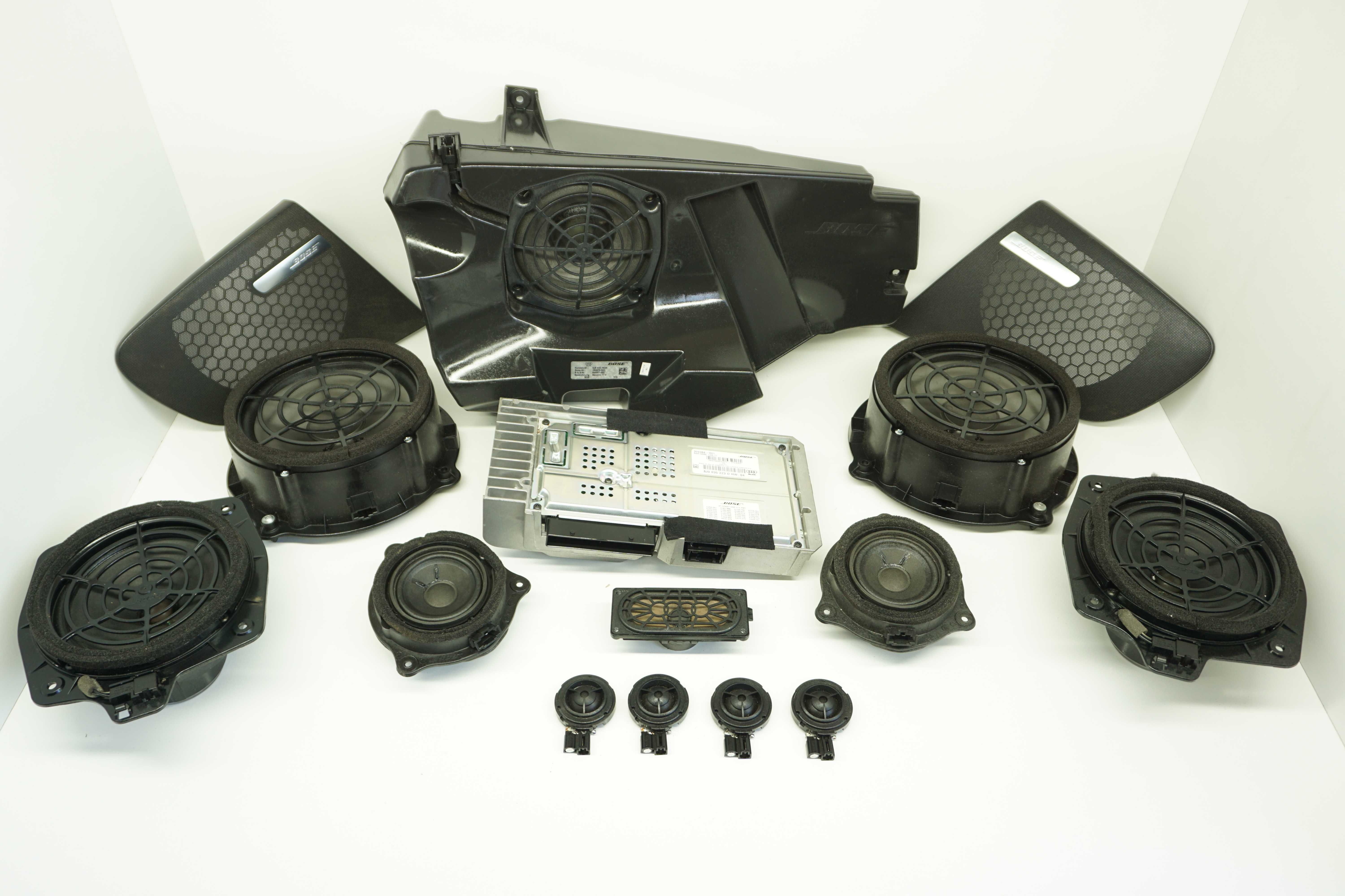 Bose Wzmacniacz Audi TT RS 8J subwoofer głosniki komplet **