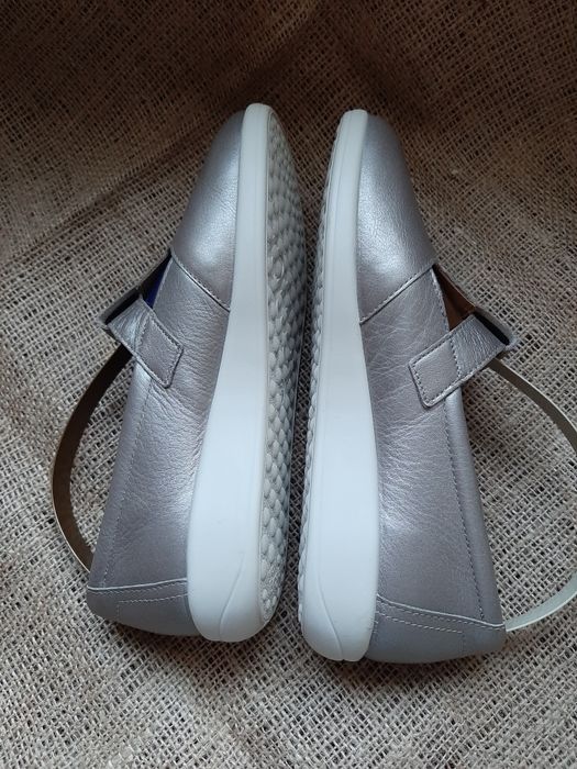 Туфли  hotter мокасины clarks , стелька 24 см