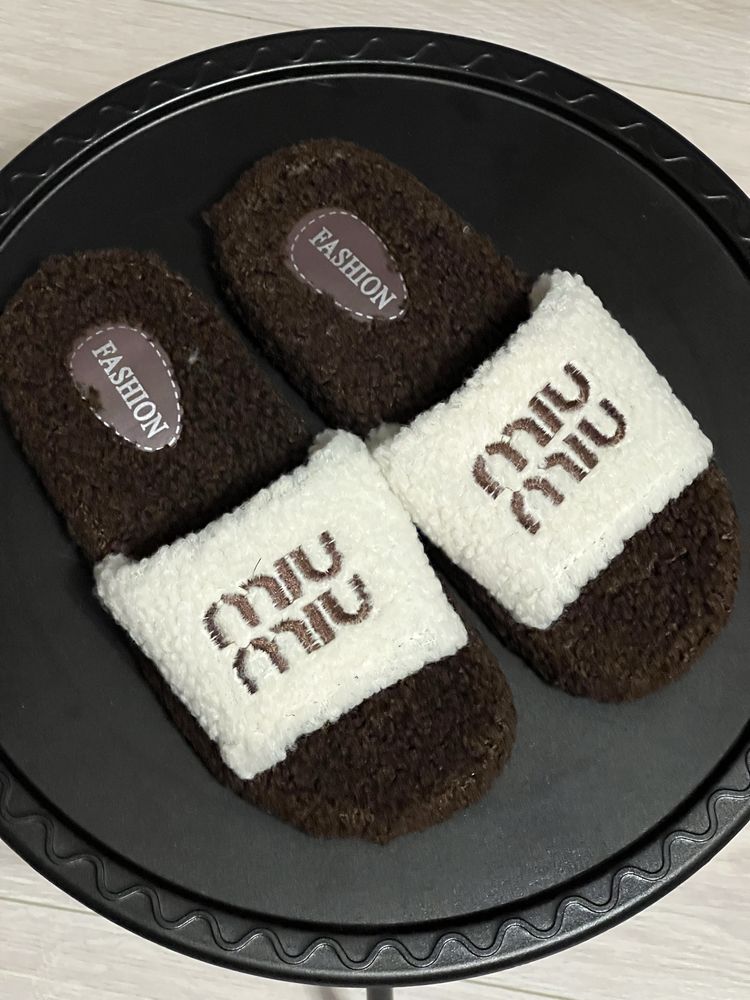 Тапочки miu miu 37 - 38 розмір нові
