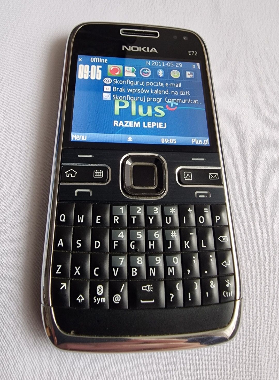 Nokia E72 - pełen komplet z pudełkiem (box) polska dystrubucja Plus GS
