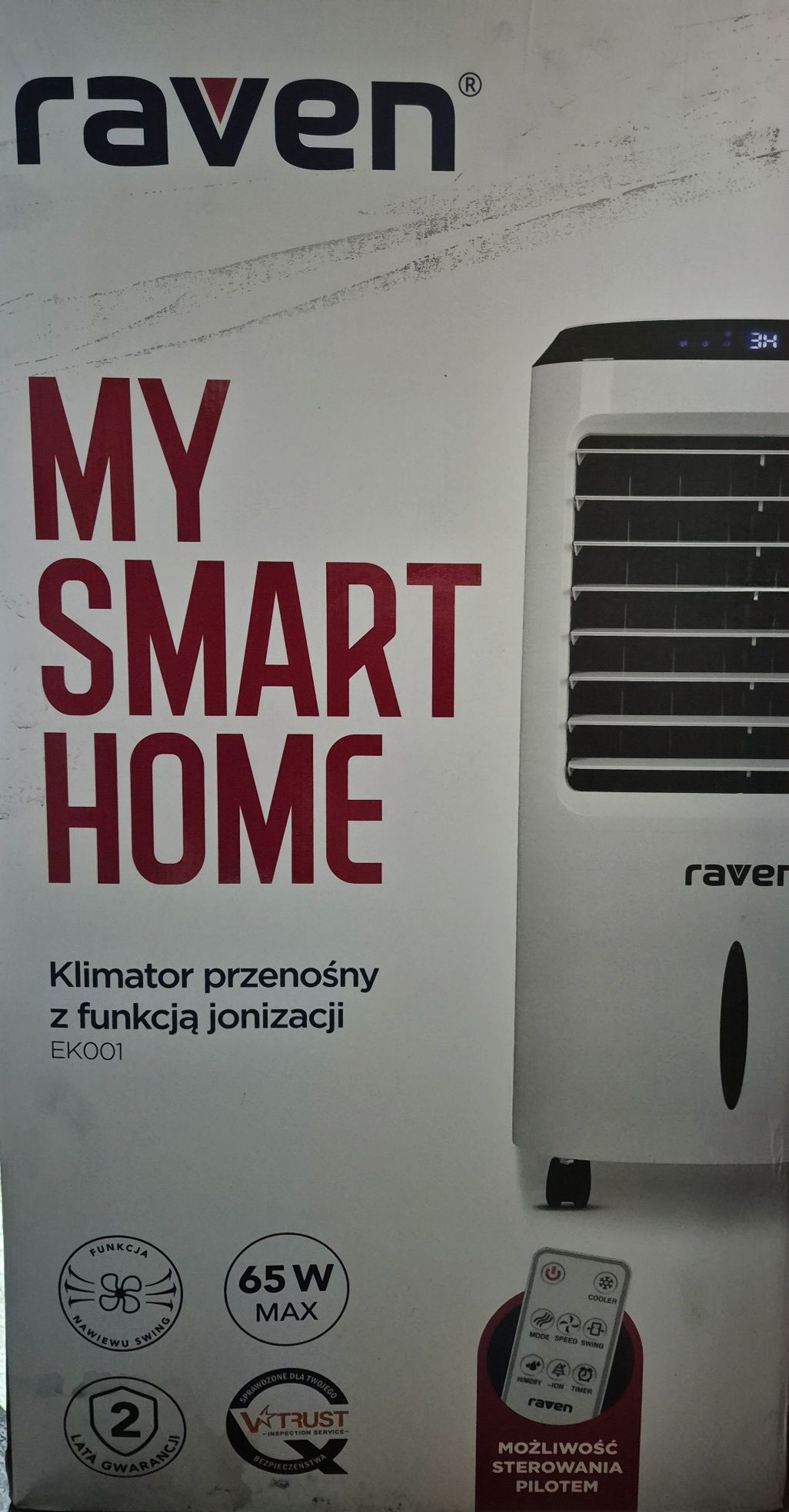 Klimator RAVEN EK001, 65W, pilot, Komis Jasło Czackiego