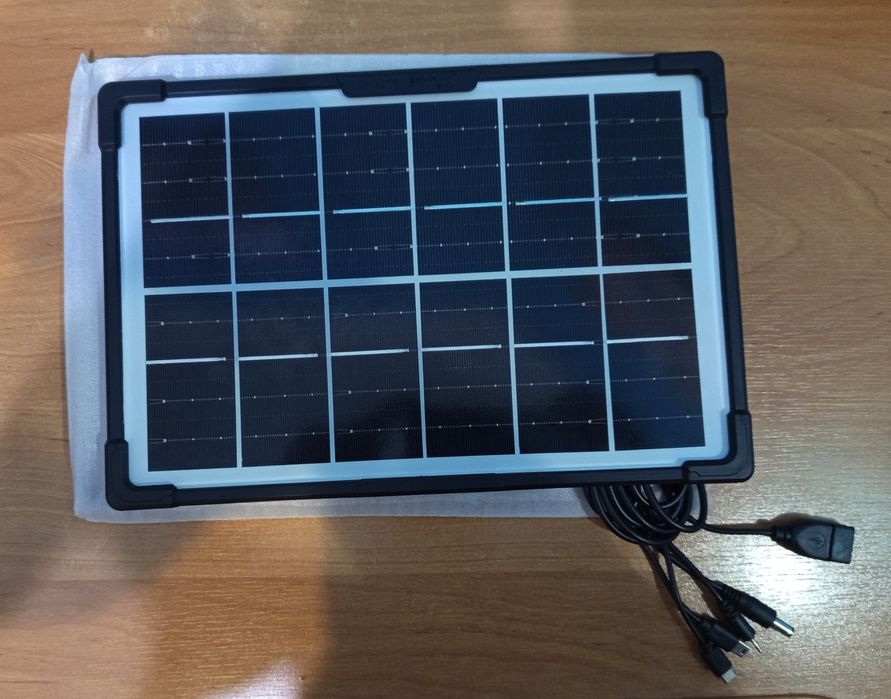 Ładowarka z panelem słonecznym 4v1 6V 8W Junai JA-2010