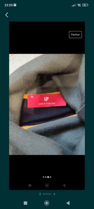 Camisola Lion of Porches XS