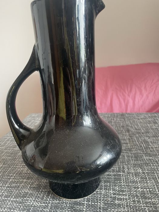 Wazon z PRL szkło halitowe