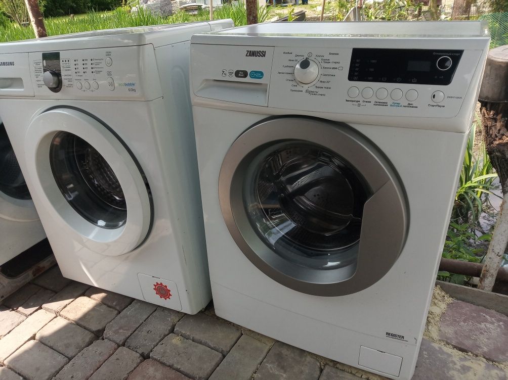 Пральна машина Zanussi 7kg, Samsung 6kg