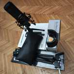 Audio-Technica AT2020 + przewody+ramię+ pop filtr + kosz