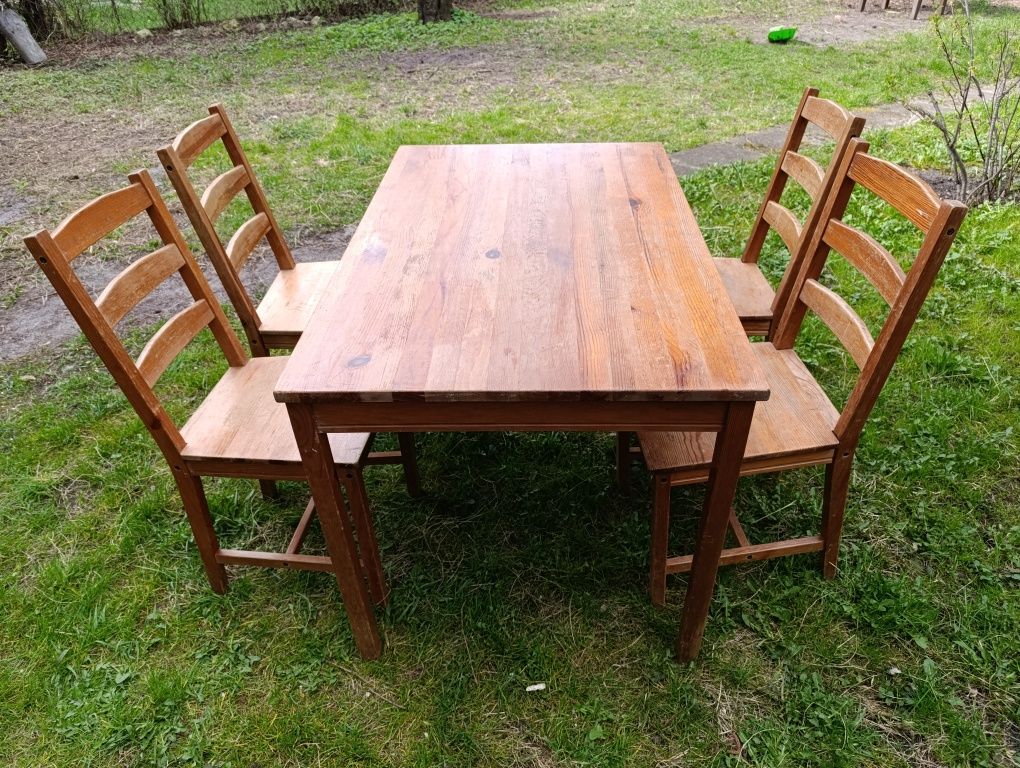Stół i krzesła ikea jokkomokk