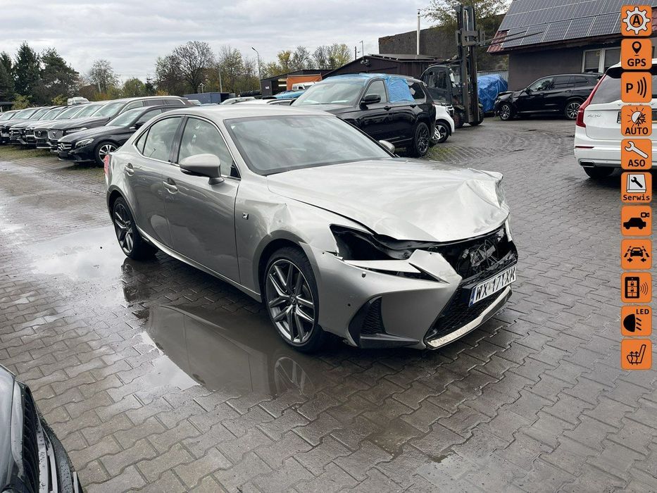 Lexus IS IS300H F Sport Automat Podgrzewanie Skóra Kamera 220KM