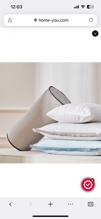 Poduszka dekoracyjna walek home and you