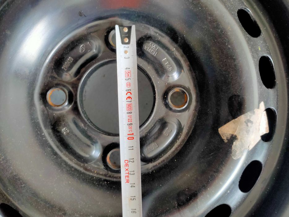 Jante suplente 4 furos e Pneu 165/60 R14