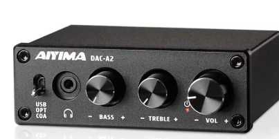 AIYIMA DAC-A2 HiFi dekoder audio USB wzmacniacz słuchawkowy