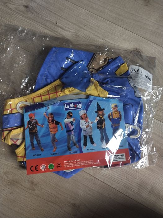 Strój Przebranie Budowlaniec Majsterkowicz Kostium