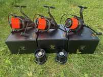 Kołowrotki karpiowe Fox xc 12000 nowe