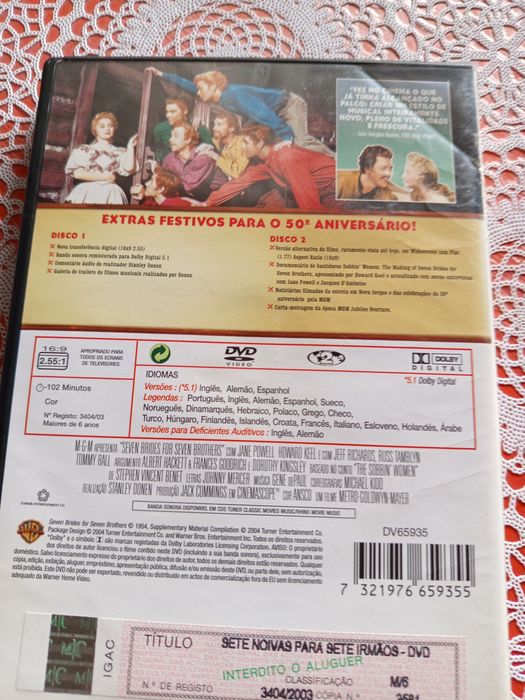 DVD. Grandes Musicais