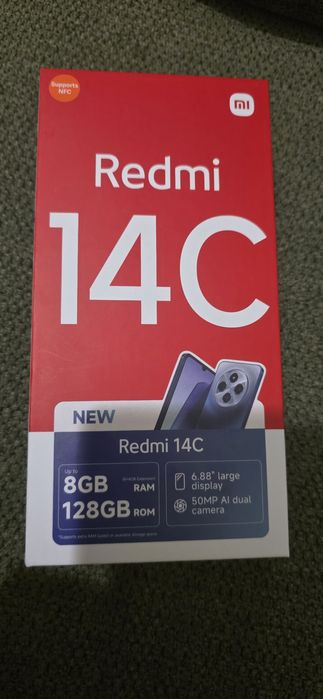 Telefon Redmi 14C – Otwarty, ale nowy / nieużywany! 8GB RAM / 128GB RO