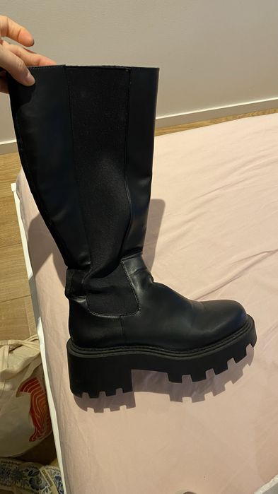 Bota cano alto zara