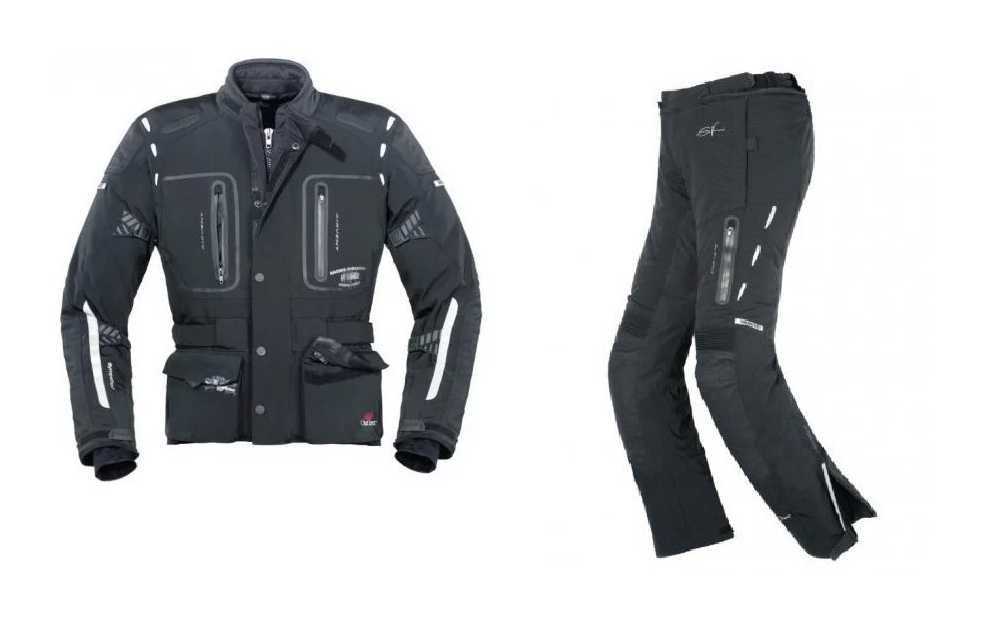 Spodnie/kurtka motocyklowa Vanucci HiRider kpl. męski czarny roz.48/52