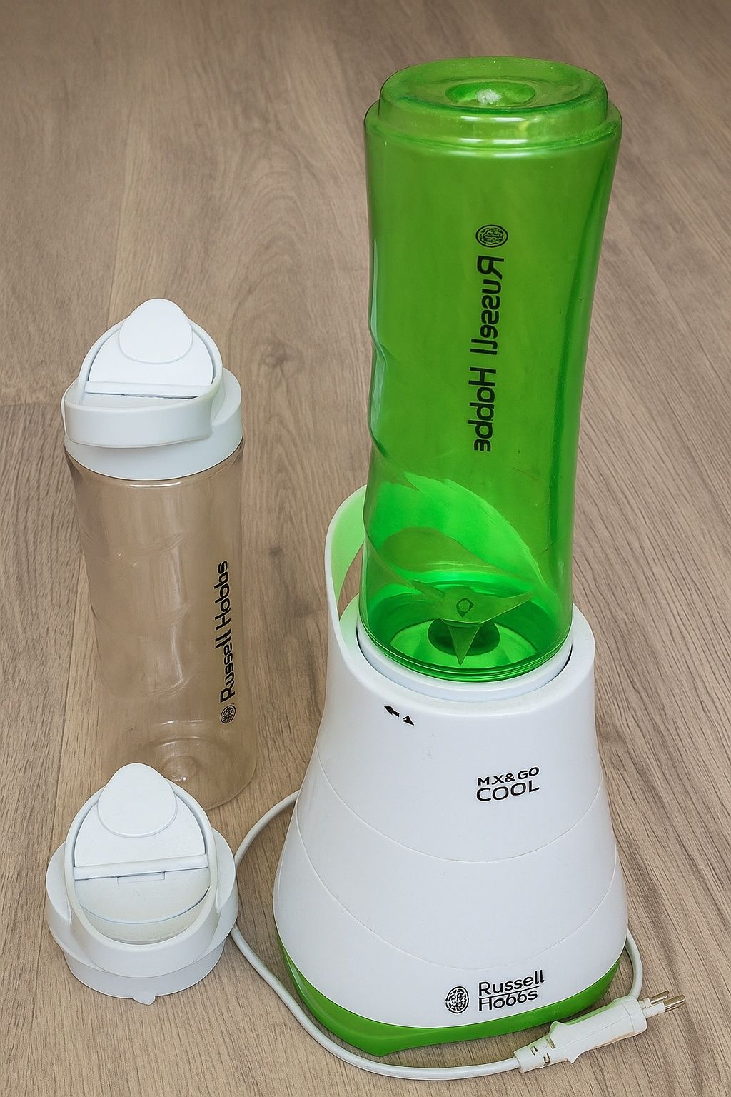 Blender Russell Hobbs Mix & Go Cool + 2 kielichy / świetny stan