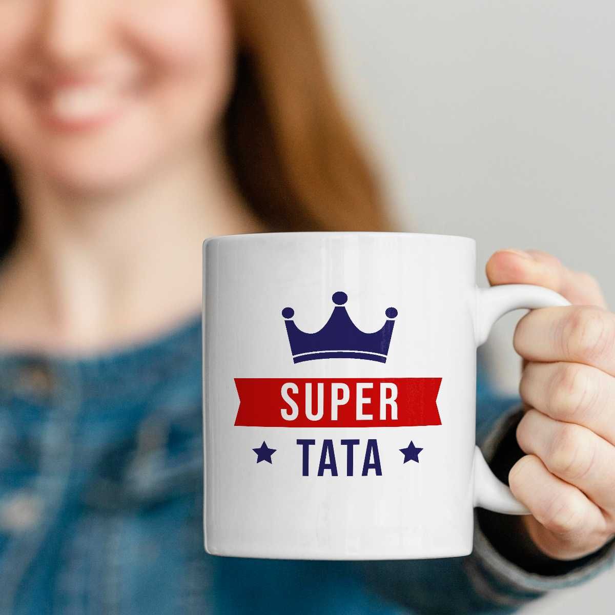 Kubek dla taty - SUPER TATA, prezent