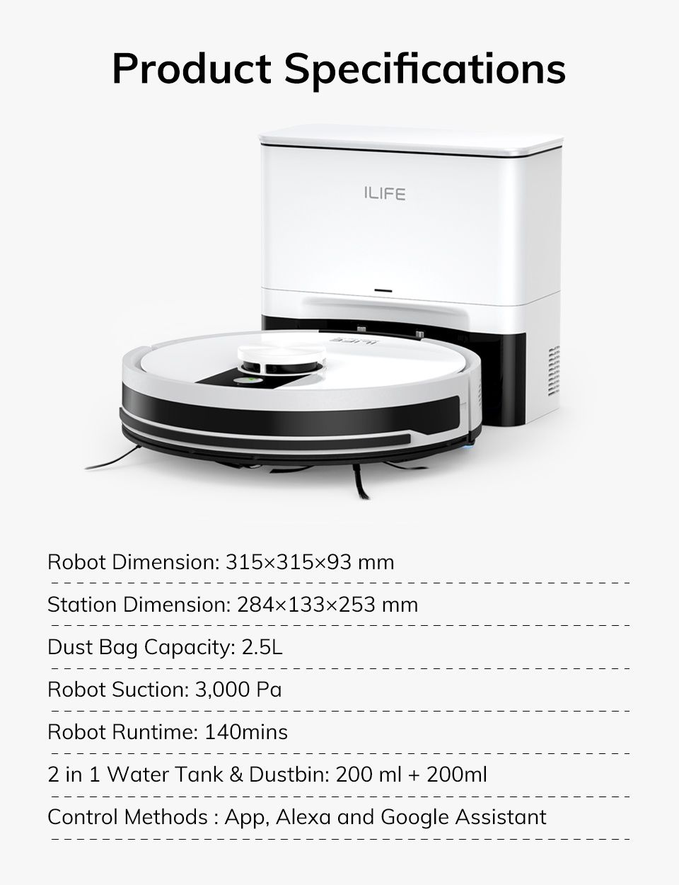 Robot sprzątający ilife A12 Pro Nowy