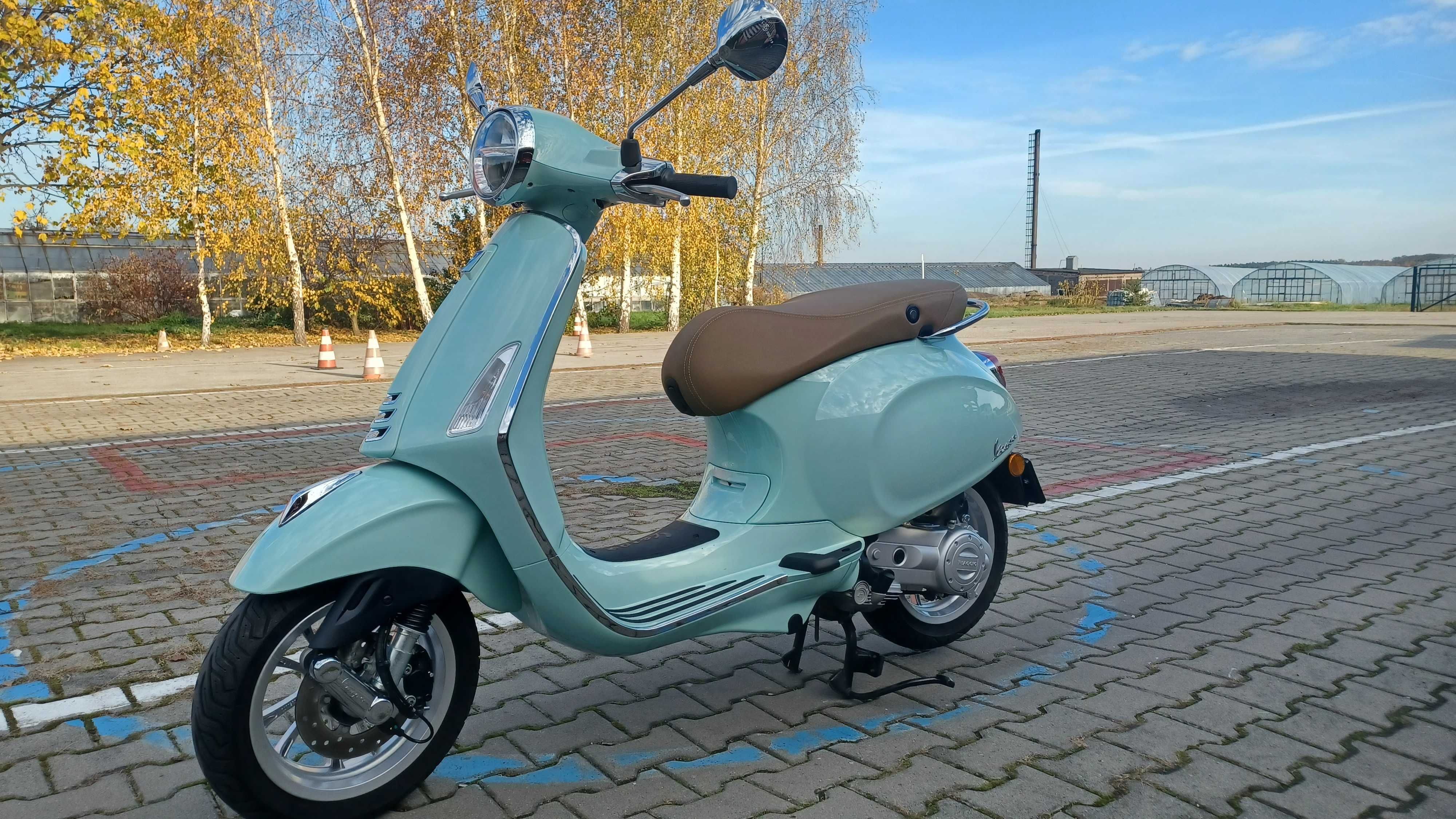 Vespa Primavera, skuter dla nastolatki, moętowy skuter