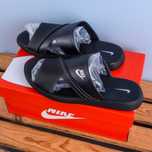 (1862) Тапочки шльопанці сланці Nike чорні повномірні (40-45) найк