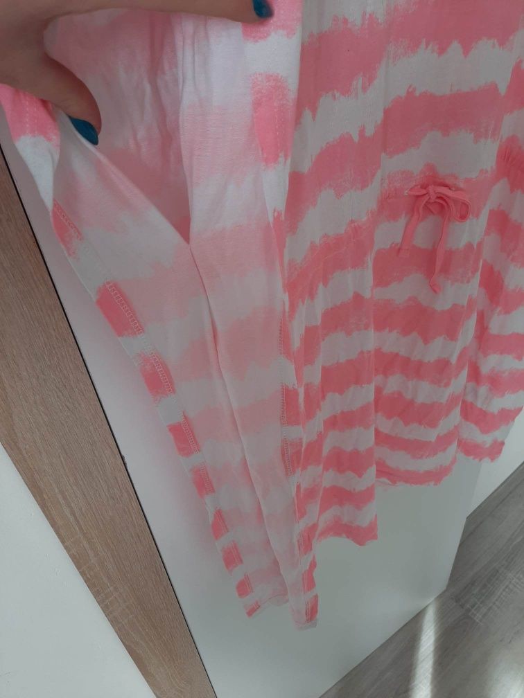 Nowa sukienka różowa dla dziewczynki r.146