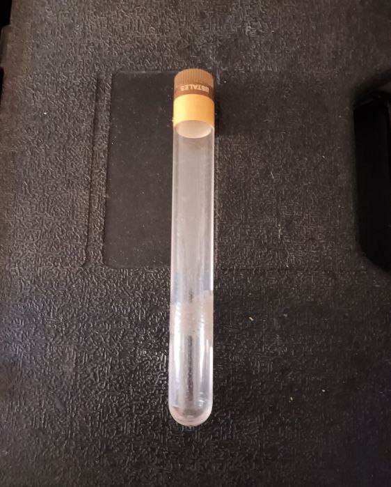 Tubo de ensaio usado