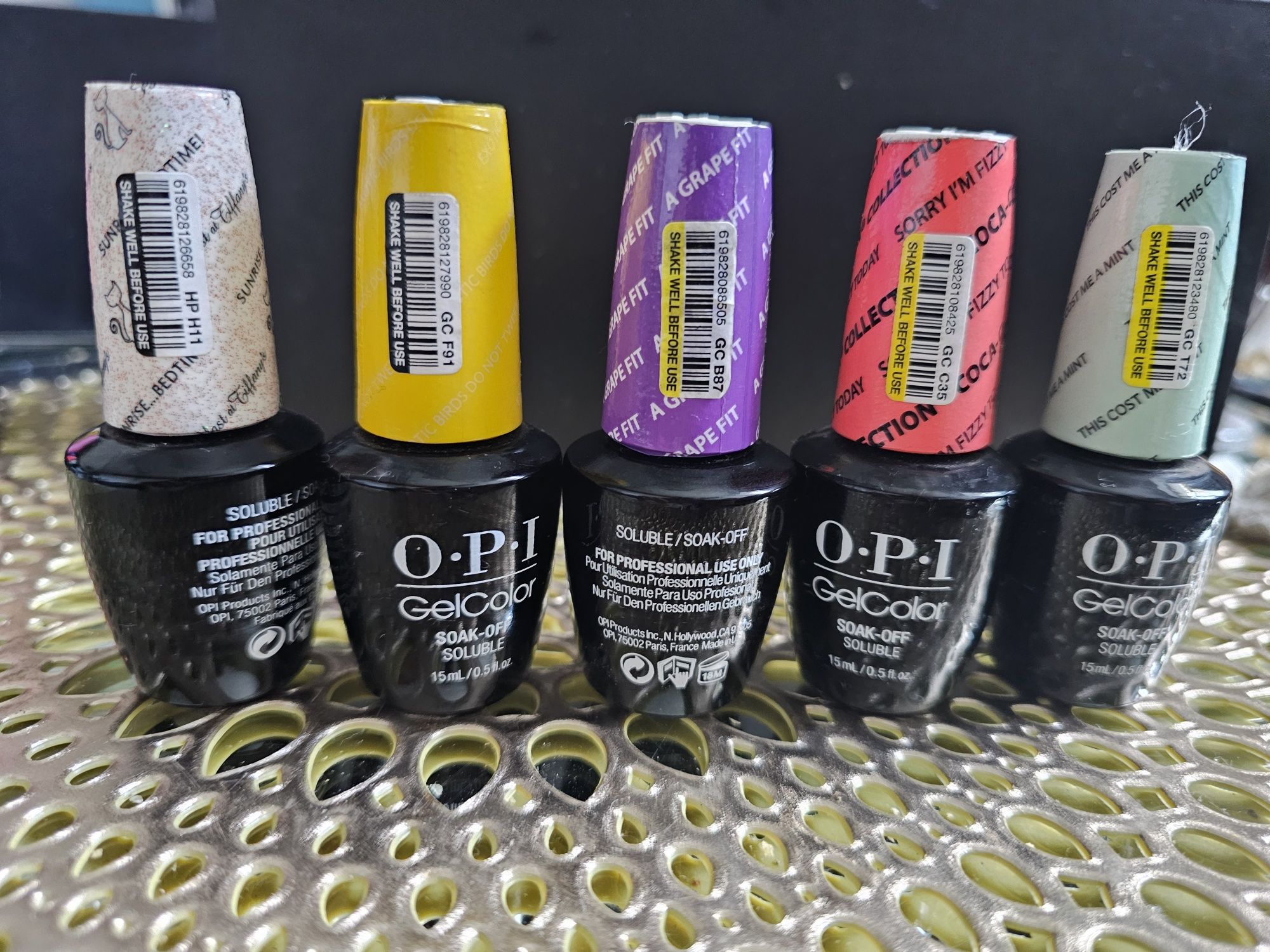 Opi lakiery hybrydowe 5 szt zestaw kolorów hybrydy