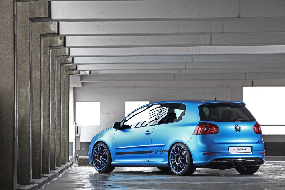 Difusor de para-choque traseiro Look R32 para Volkswagen Golf 5
