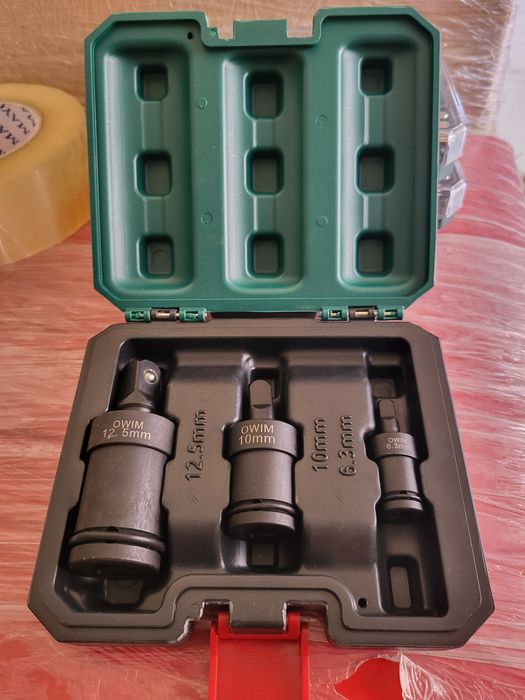 Набір ударних адаптерів 6,3/10/12,5 мм. 3 шт. Parkside HG 12269 C