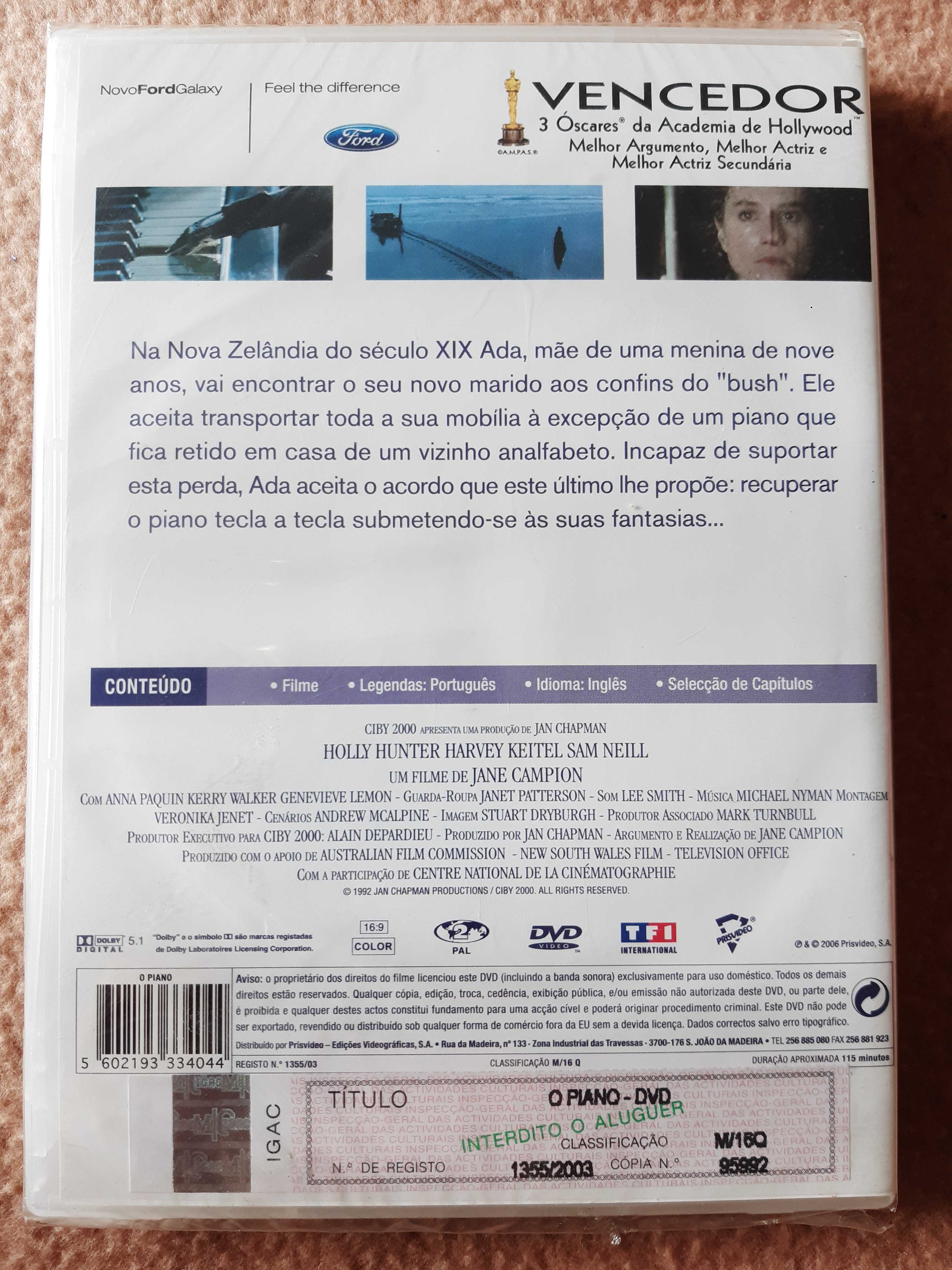 DVD "O Piano" novo