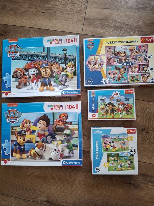 Puzzle dla dzieci od 4 lat