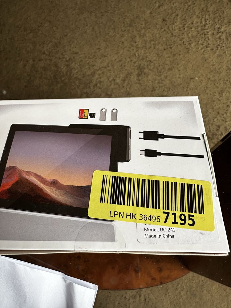 USB-концентратор BYEASY 6-в-1 Surface Pro 7 із 4K HDMI  докстанция