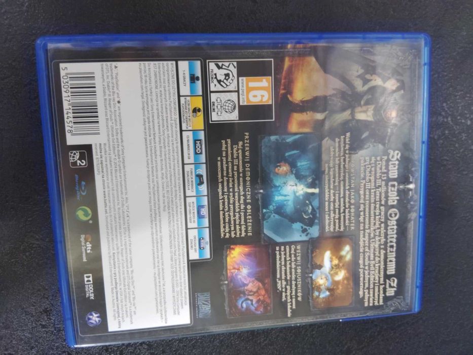 Diablo III: Reaper of Souls: Ultimate Evil Edition PS4 Polska okładka