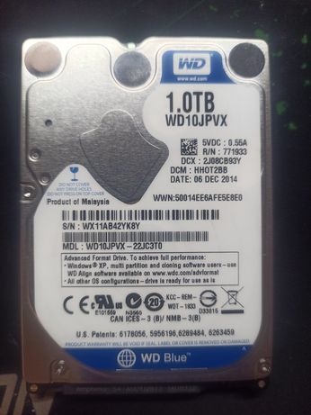 HDD Western Digital 1tb 1000gb WD 10JPVX