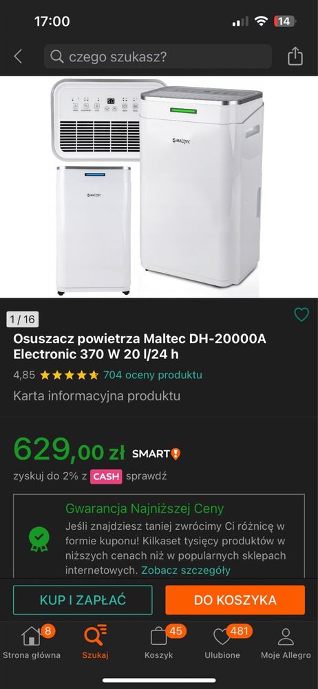 Osuszacz powietrza Maltec