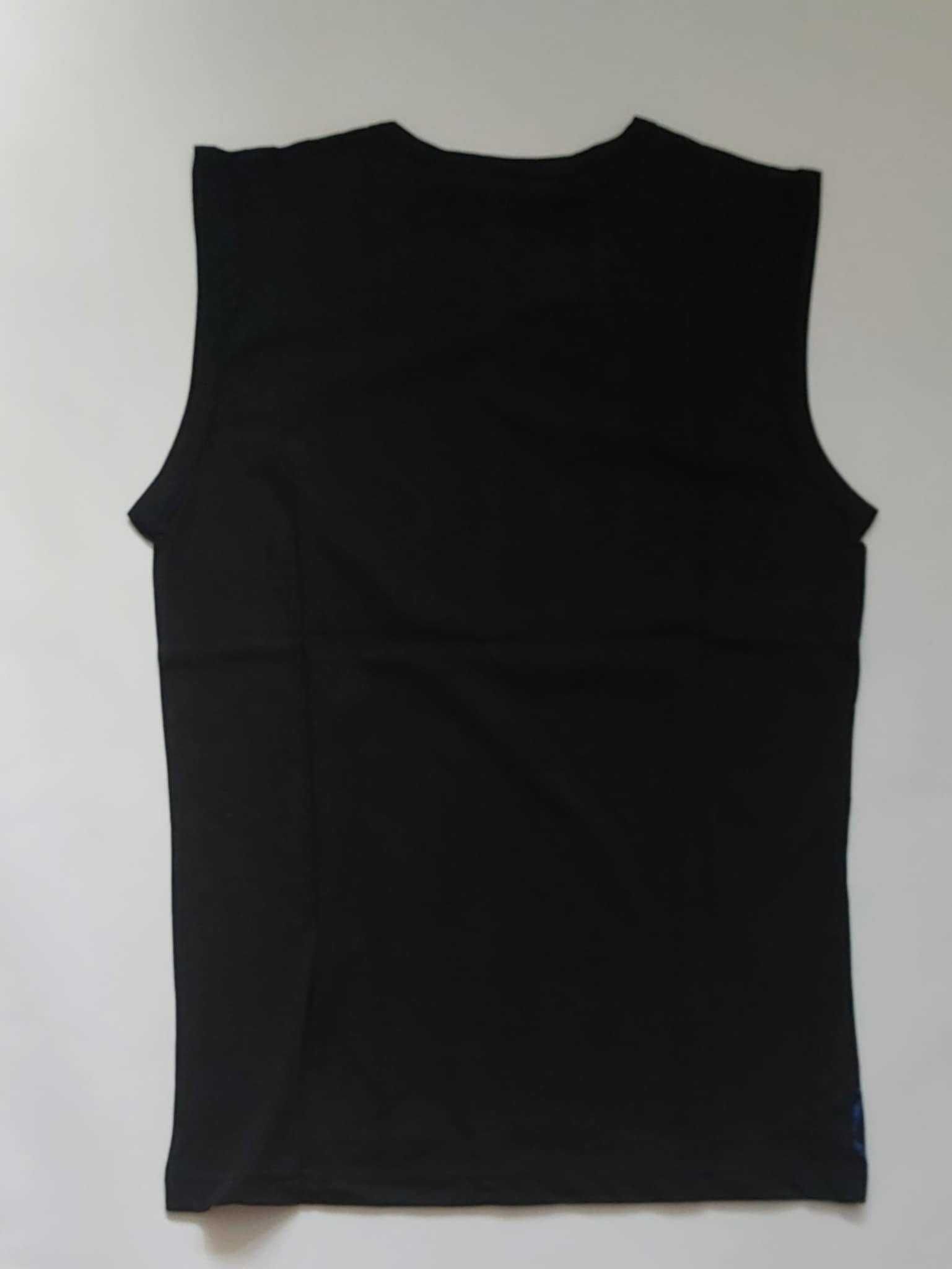 Bezrękawnik męski Koszulka bez rękawów bawełna DYNAMIC r. 3XL-  114 cm