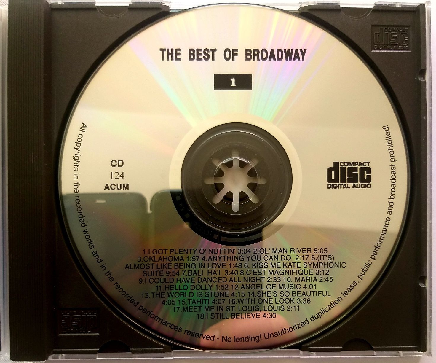 Broadway The Best Of Broadway vol.1