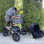 Коляска 3в1 Ninos Freelander Black