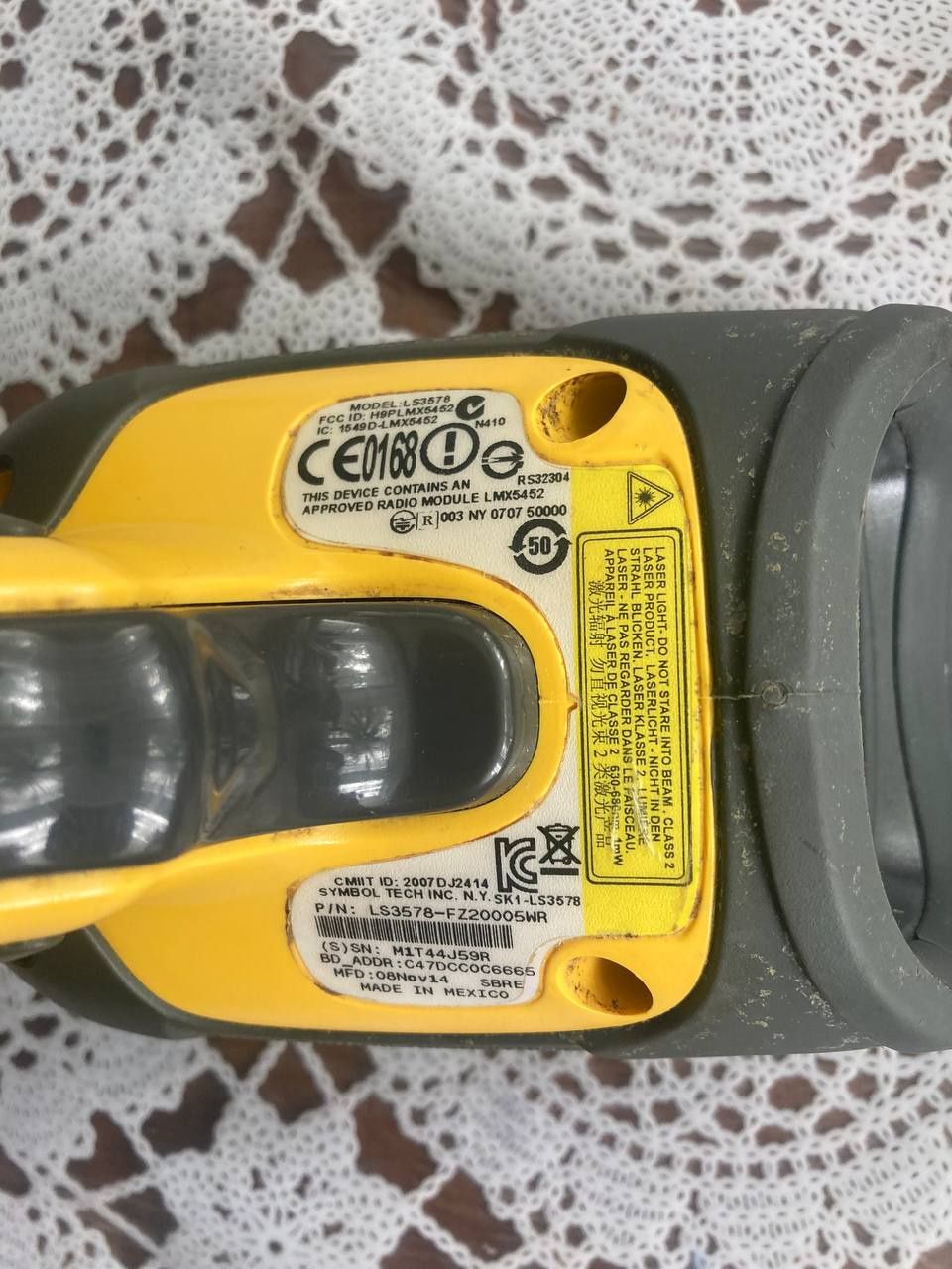 Panasonic FZ-N1EF, Casio DT-X200-11E, Zebra LI3678, Motorola LS3578