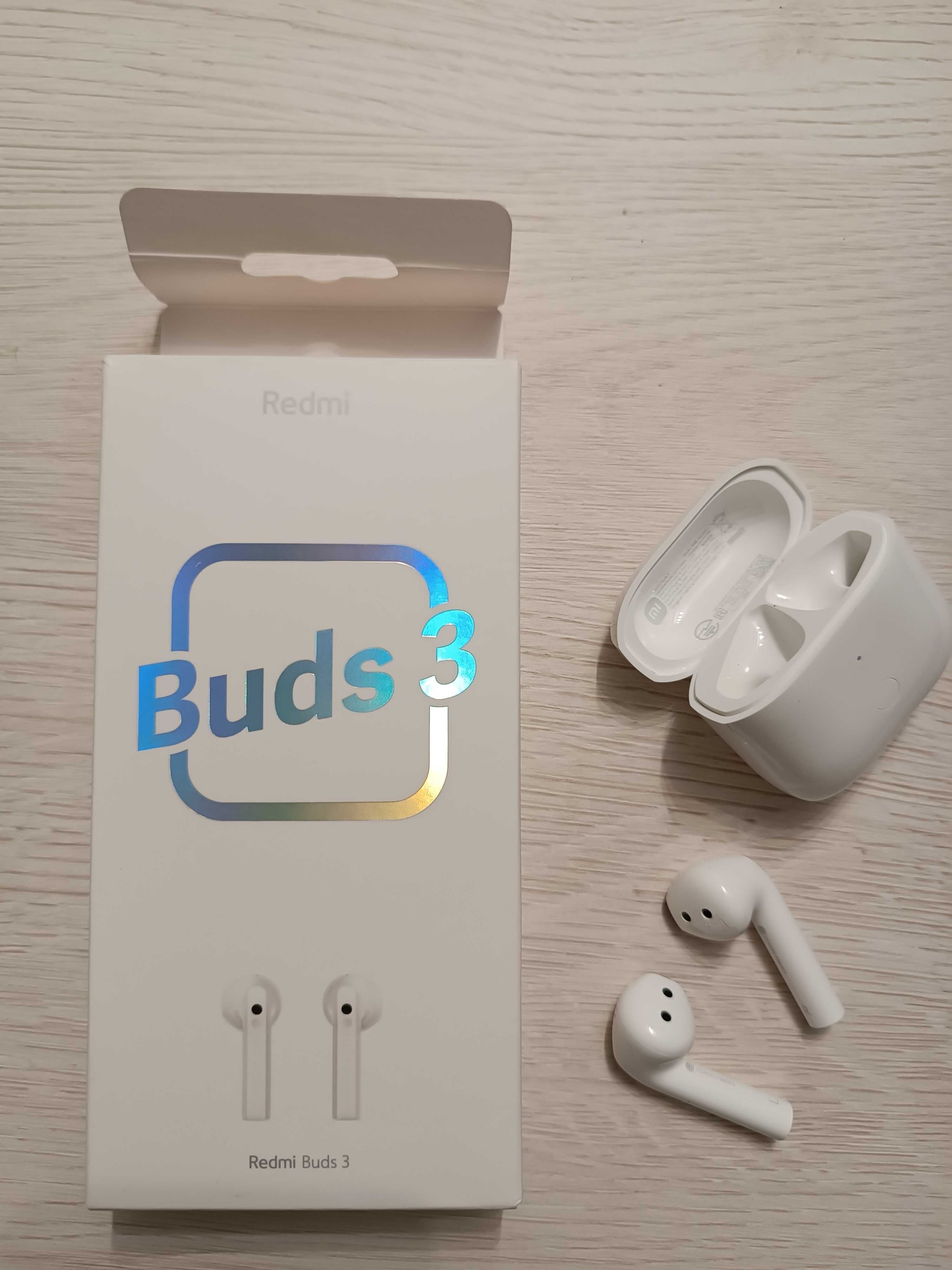 Białe Słuchawki Bezprzewodowe REDMI BUDS 3 (nowy stan)