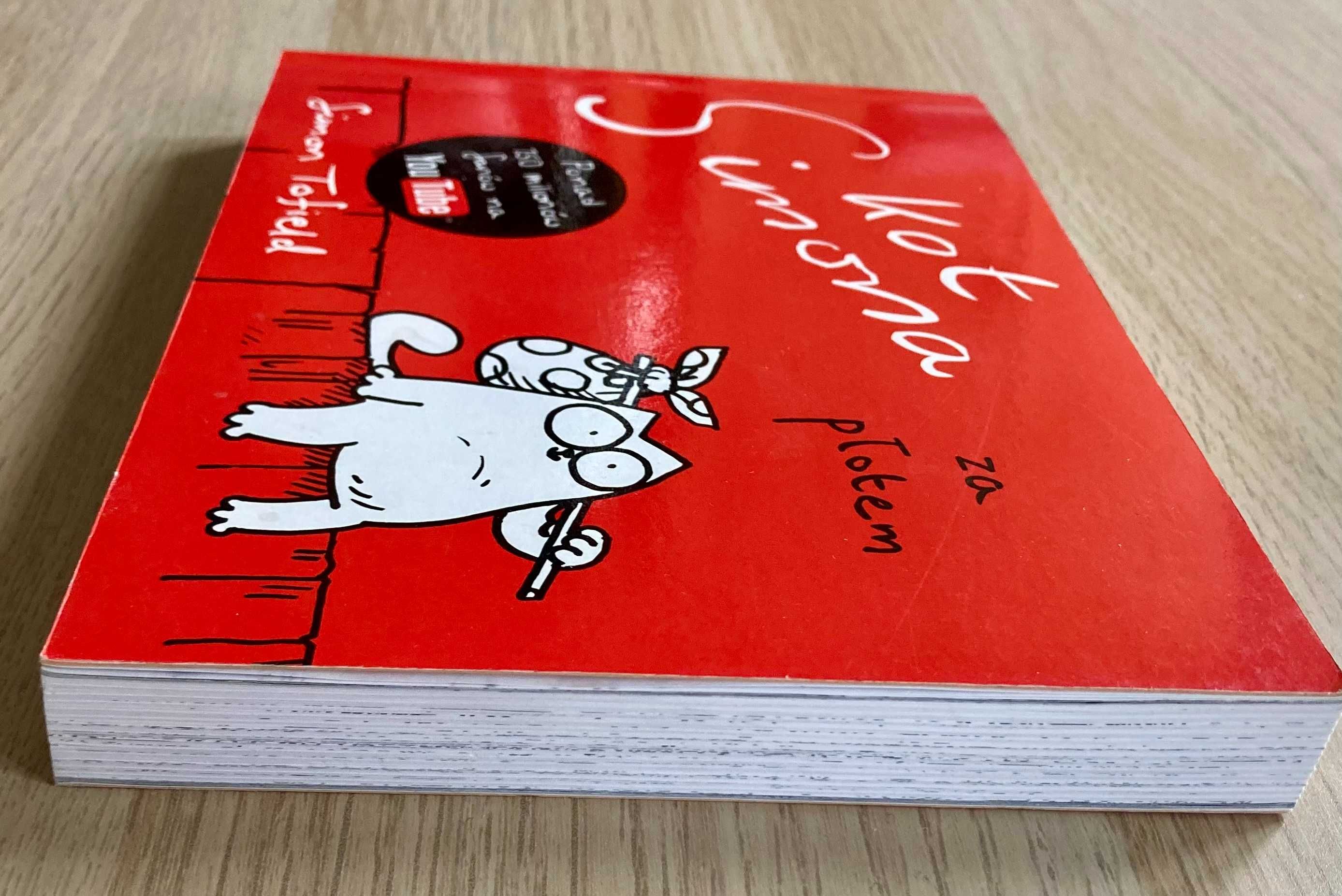Kot Simona. Za płotem-Simon Tofield .Rysunki