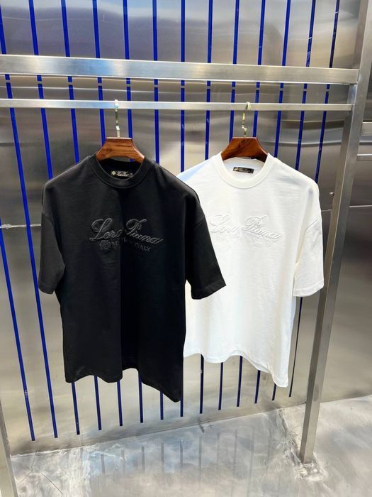 Loro Piana футболка мужская оверсайз унисекс оригинал черная белая