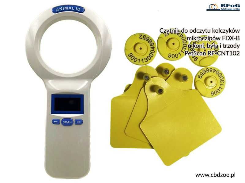 Czytnik mikroczipów PetScan FDX-B-RF-CNT102 od CBDZOE