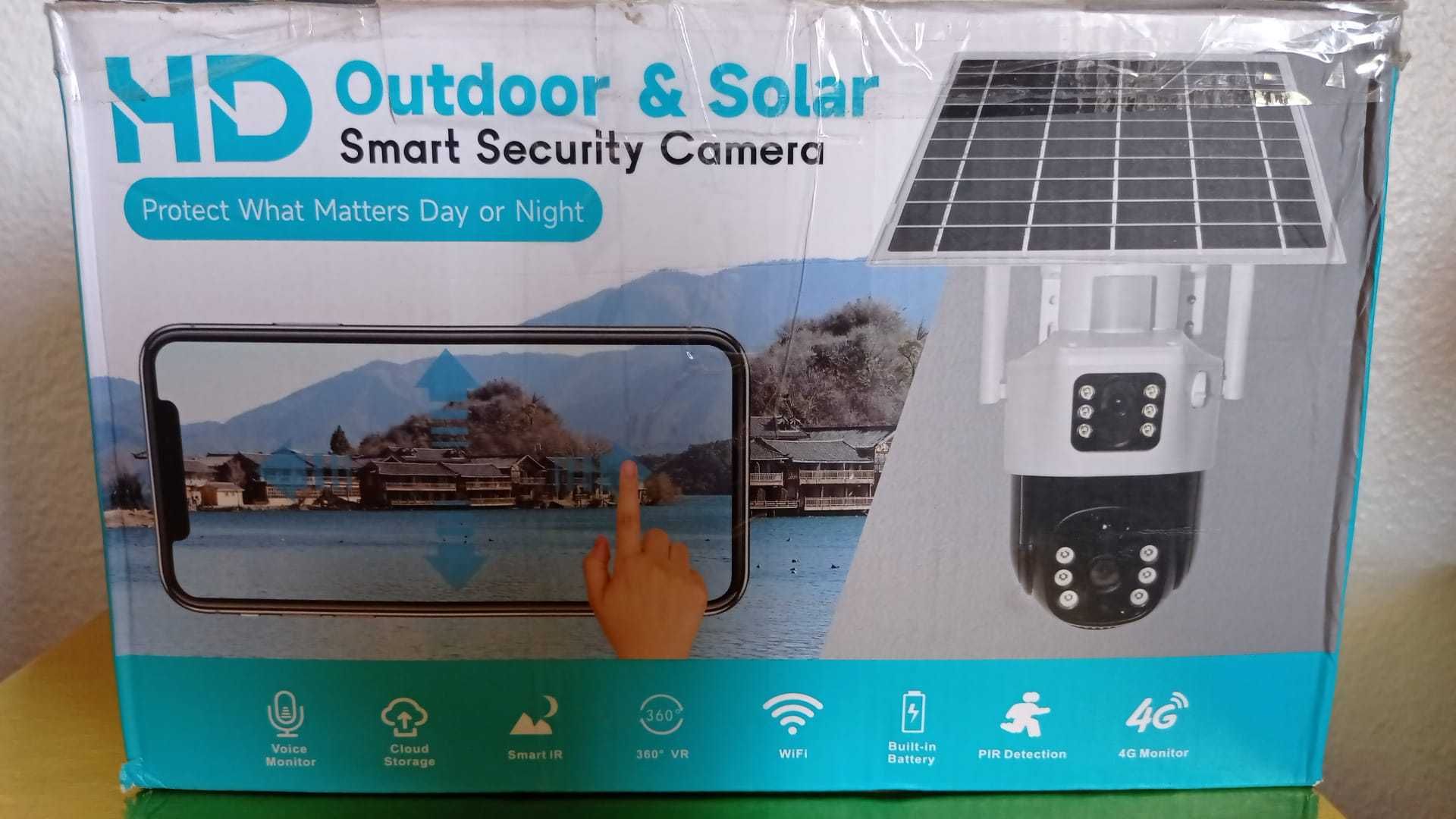 Câmara Vigilância Energia Solar - 4G - HD - Nova!!