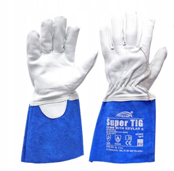 Rękawice robocze spawalnicze SUPER TIG MOST - rozm. 10