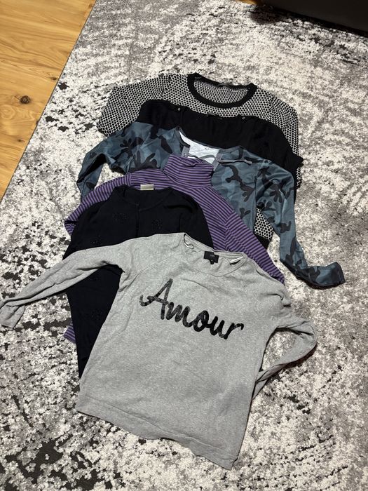 Bluzka damska z długim rękawem sweter paka